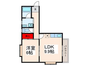 メゾン荒川Ⅱの物件間取画像